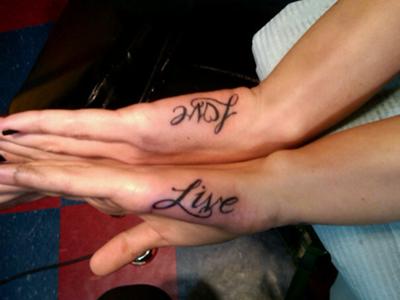 My Hand and His Our Love Tattoo Visitors Story