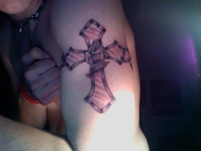 Cross Tattoo  on My Cross Tattoo