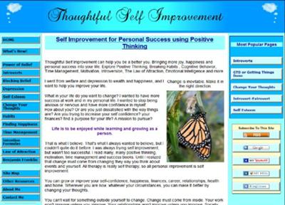 Thoughtful Self Improvement